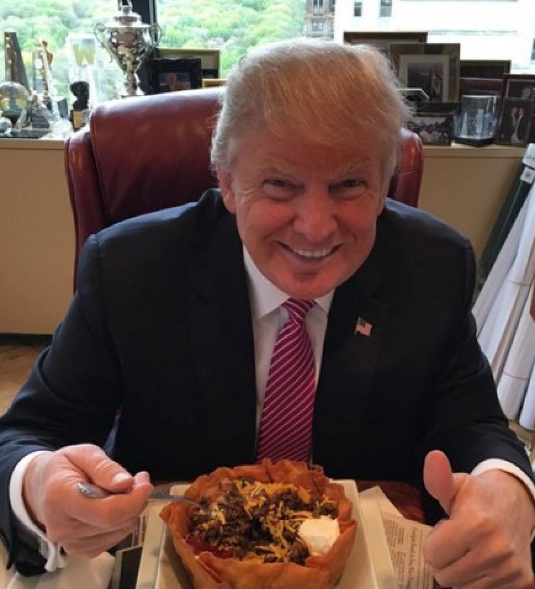 Trump Uses Taco Bowl in an Attempt To Reach Out To Hispanic Voters